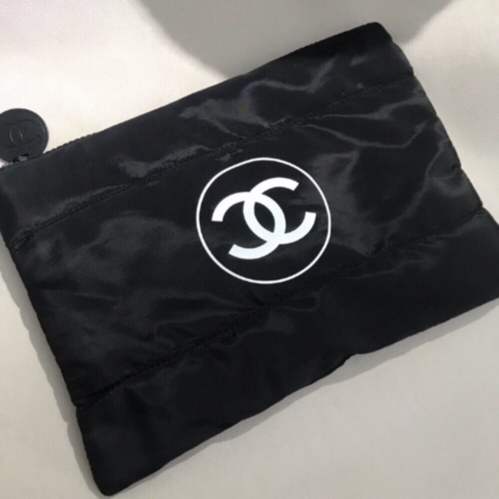 Chanel makeup bag